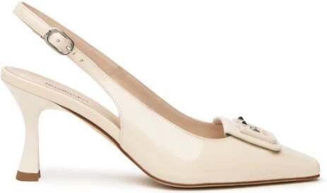 Nerogiardini Slingback Sandalen Latte Kleur Beige Dames