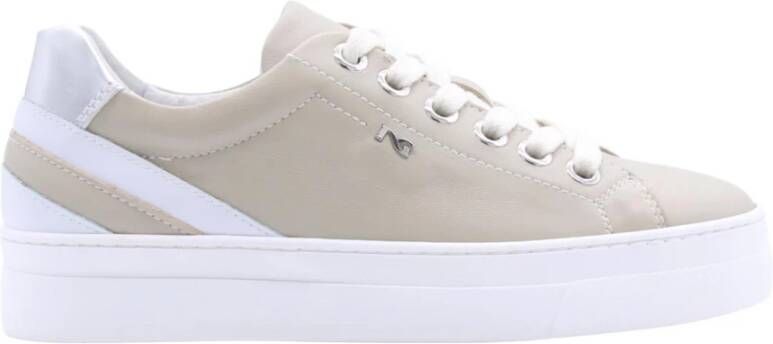 Nero Giardini NeroGiardini E306450D 614 Beige combi kleurige dames sneaker met rits - Foto 11