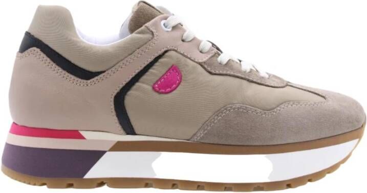 Nero Giardini NeroGiardini E306450D 614 Beige combi kleurige dames sneaker met rits - Foto 10