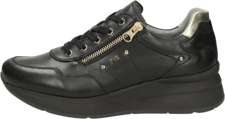 NeroGiardini Sneaker Black Glove Monet T.Brill Platino 6074 Tr Roana Li Streetwear Vrouwen - Foto 2