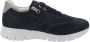 Nerogiardini Premium Chamois Sneakers voor Mannen Blue Heren - Thumbnail 1