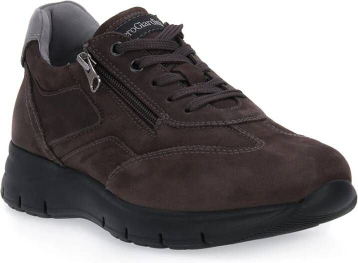 Nerogiardini Stijlvolle Longbeach Herensneakers Brown Heren