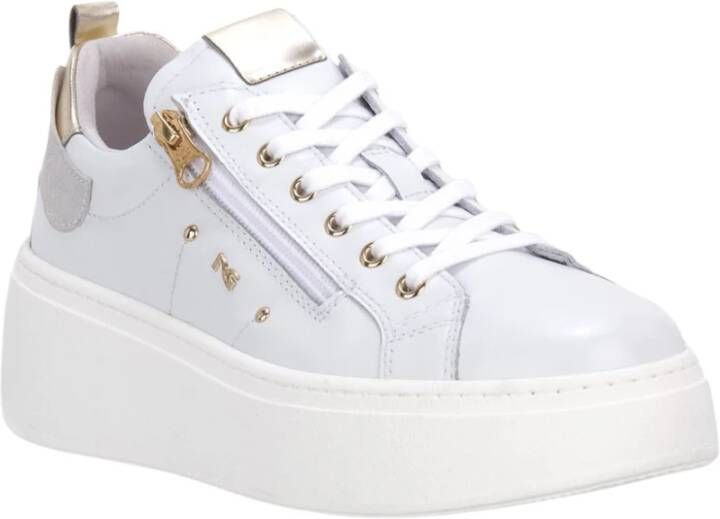 NeroGiardini Sneakers Cile Wit Spiegel Opac Tr Gonzaga 8004 B Streetwear Vrouwen - Foto 8
