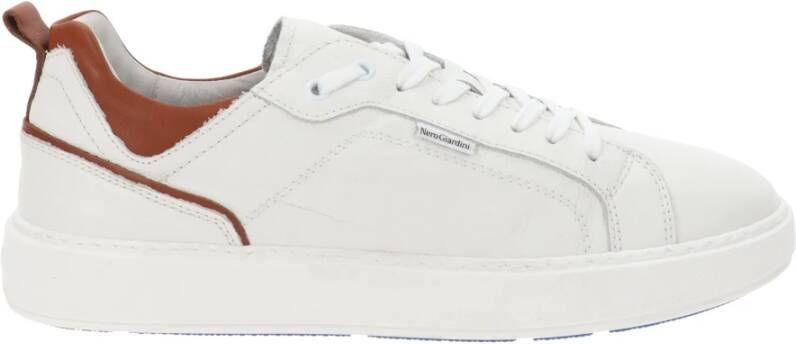 Nerogiardini Leren Heren Sneakers White Heren