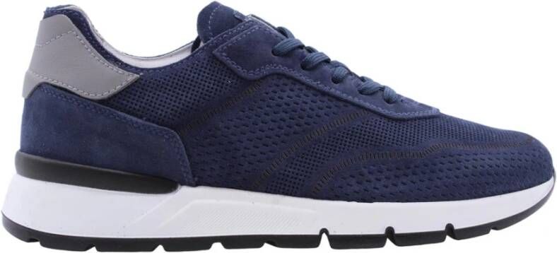 Nerogiardini Stijlvolle Justice Sneakers voor Mannen Blue Heren