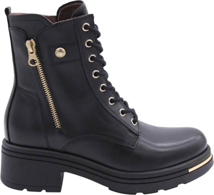 NeroGiardini Zwarte Handschoenen Laarzen Tr Colonia 8434 Light Streetwear Vrouwen
