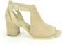 Nerogiardini Taupe High Heel Sandalen Trendy Stijl Beige Dames - Thumbnail 1