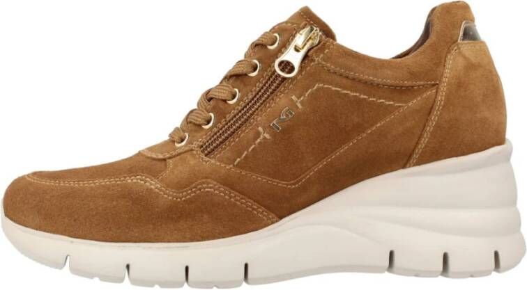 Nerogiardini Vetersneakers voor vrouwen Brown Dames