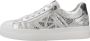 Nero Giardini 513010 Sneakers Leren Sneaker Dames Zilver - Thumbnail 2