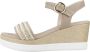 Nerogiardini Sandals Beige Dames - Thumbnail 1