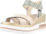 Nerogiardini Leren sleehak sandalen voor vrouwen Beige Dames - Thumbnail 5