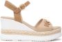 Nerogiardini Wig sandalen met metalen gesp - Thumbnail 2