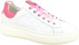 Nerogiardini Wit + Fuchsia Sneaker White Dames - Thumbnail 1