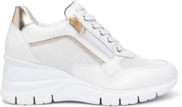Nerogiardini Witte hardloopsneakers met Zeppa