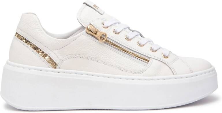Nerogiardini Witte hoge zool sneakers