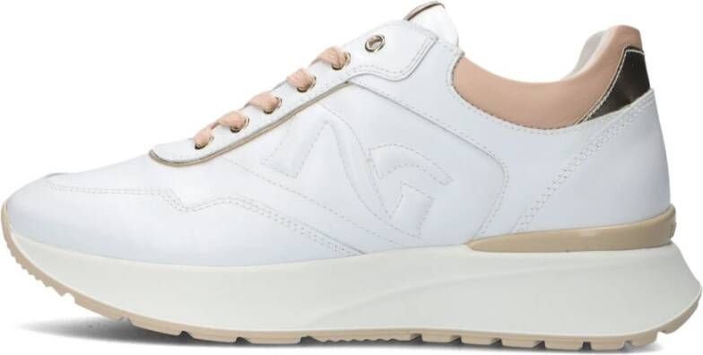 Nerogiardini Witte Lage Top Sneakers White Dames