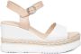 Nerogiardini Witte Leren Sandalen Stijlvol Ontwerp Multicolor Dames - Thumbnail 1