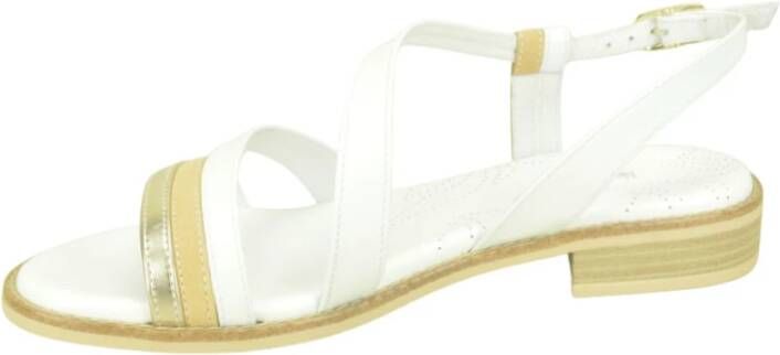Nerogiardini Witte Sandaal Platform Schoen