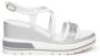 Nerogiardini Witte Sleehak Sandaal met Stijl E307701D707 Multicolor Dames - Thumbnail 1