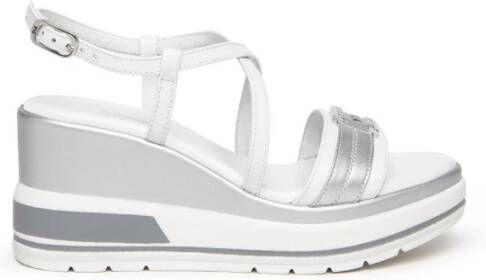 Nerogiardini Witte Sleehak Sandalen