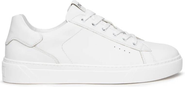 Nerogiardini Witte Sneakers met Cassetta