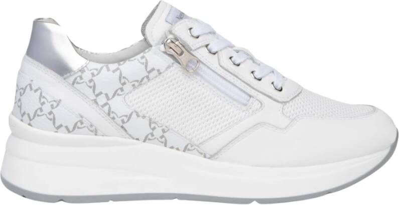 Nerogiardini Witte Sneakers met DryGo! Technologie Multicolor Dames