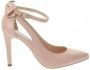 Nerogiardini Leren Hoge Hakken met Gesp Beige Dames - Thumbnail 2