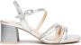 Nerogiardini Zilveren Sandalen met 'Gabbia' Detail - Thumbnail 1