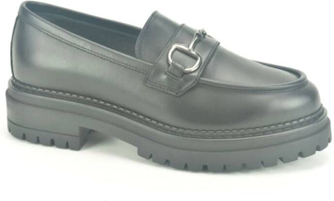 Nerogiardini Zwart Moccassin +Gar. DZ Black Dames