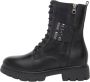 Nerogiardini Zwarte Biker Boots met Stijlvolle Vetersluiting Black Dames - Thumbnail 11