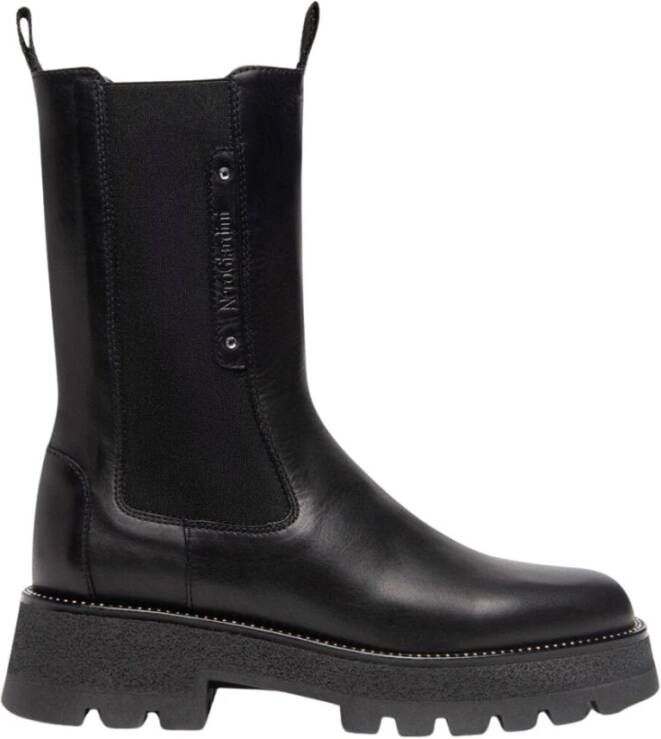 Nerogiardini Zwarte Combat Boots met DryGo! Technologie