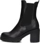 Nerogiardini Leren enkellaarsjes met elastische lussen Black Dames - Thumbnail 12
