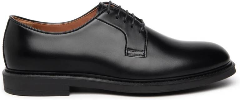 Nerogiardini Zwarte Derby Platte Schoenen