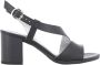 Nerogiardini Zwarte hoge hak sandalen Black Dames - Thumbnail 1