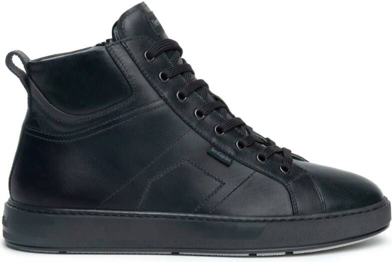 Nerogiardini Zwarte Italiaanse Laarzen met Stijlol Ontwerp Black Heren