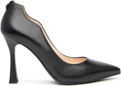 Nerogiardini Zwarte leren damesschoenen Black Dames