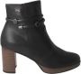 Nerogiardini Leren Enkellaarzen met Ritssluiting voor Dames Black Dames - Thumbnail 3