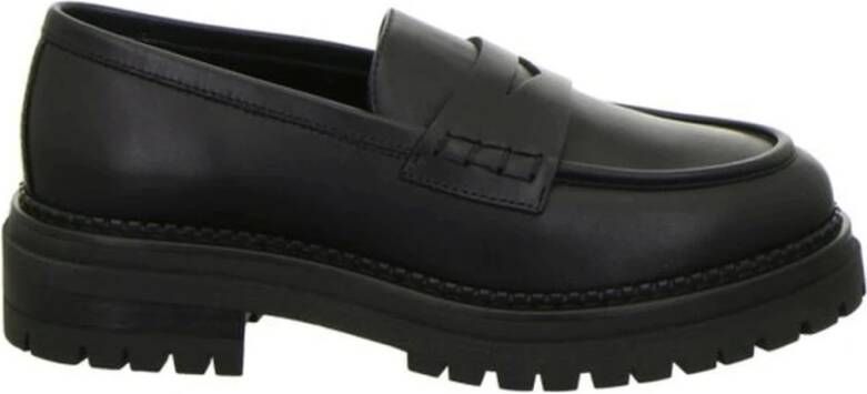 Nerogiardini Zwarte Loafers voor Dames Black Dames