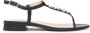 Nerogiardini Zwarte Pailletten Slippers Sandalen - Thumbnail 1