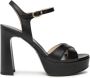 Nerogiardini Zwarte Plateau Sandalen - Thumbnail 1