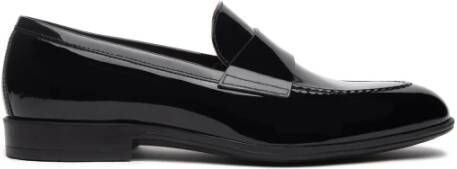 Nerogiardini Zwarte platte schoenen Vernice