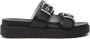 Nerogiardini Zwarte Sandalen met 2 Banden - Thumbnail 1