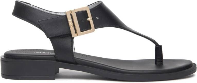 Nerogiardini Zwarte Sandalen met Lage Hak