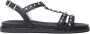 Nerogiardini Zwarte Sandalen met Pietrine Detail - Thumbnail 1