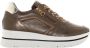 Nerogiardini Bruine Leren Sneakers met Ritssluiting Brown Dames - Thumbnail 5