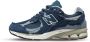 New Balance Marinegrijze Sneakers Stijlvol en Comfortabel Blauw Heren - Thumbnail 1