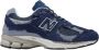 New Balance Marinegrijze Sneakers Stijlvol en Comfortabel Blauw Heren - Thumbnail 3