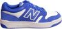 New Balance Lage Top Blauwe Sneakers Blue - Thumbnail 2