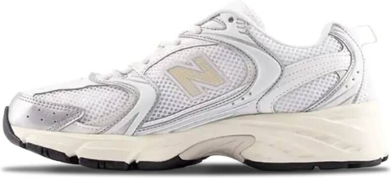 New Balance 530 Heren Schoenen Zilver Maat: 41.5 Textil Synthetisch Foot Locker