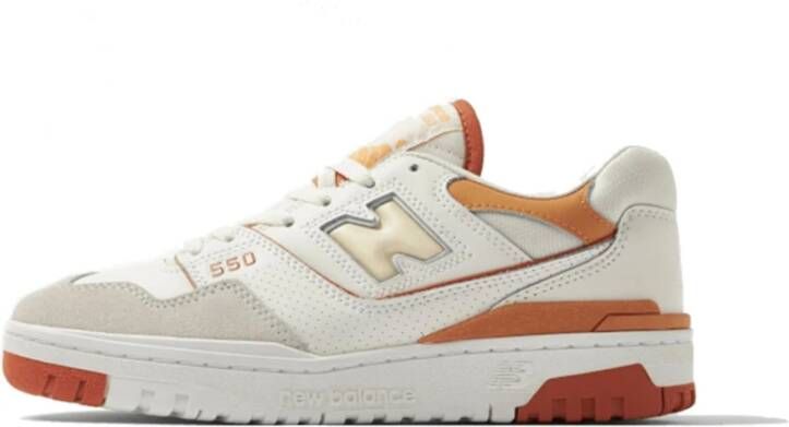 New Balance "Leren Sneakers voor Vrouwen" Beige Unisex